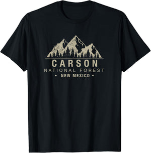 Carson National Forest New Mexico T-Shirt - T-Shirt | Black