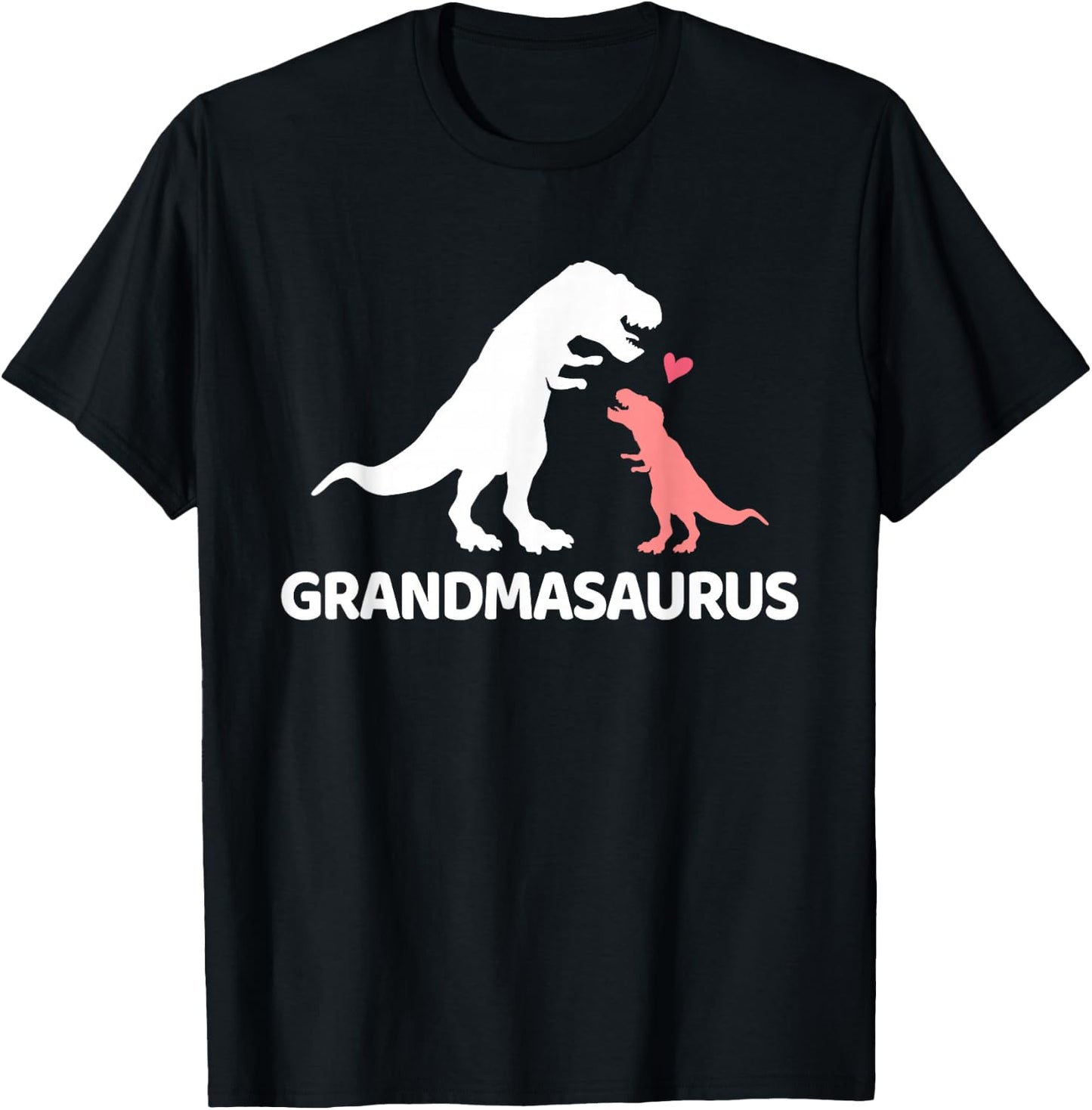 Grandmasaurus Grandma Dinosaur Small T-Shirt - T-Shirt | Black