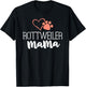 Rottweiler Mama Shirt Dog Owner Gifts Rottie T-Shirt - T-Shirt | Black