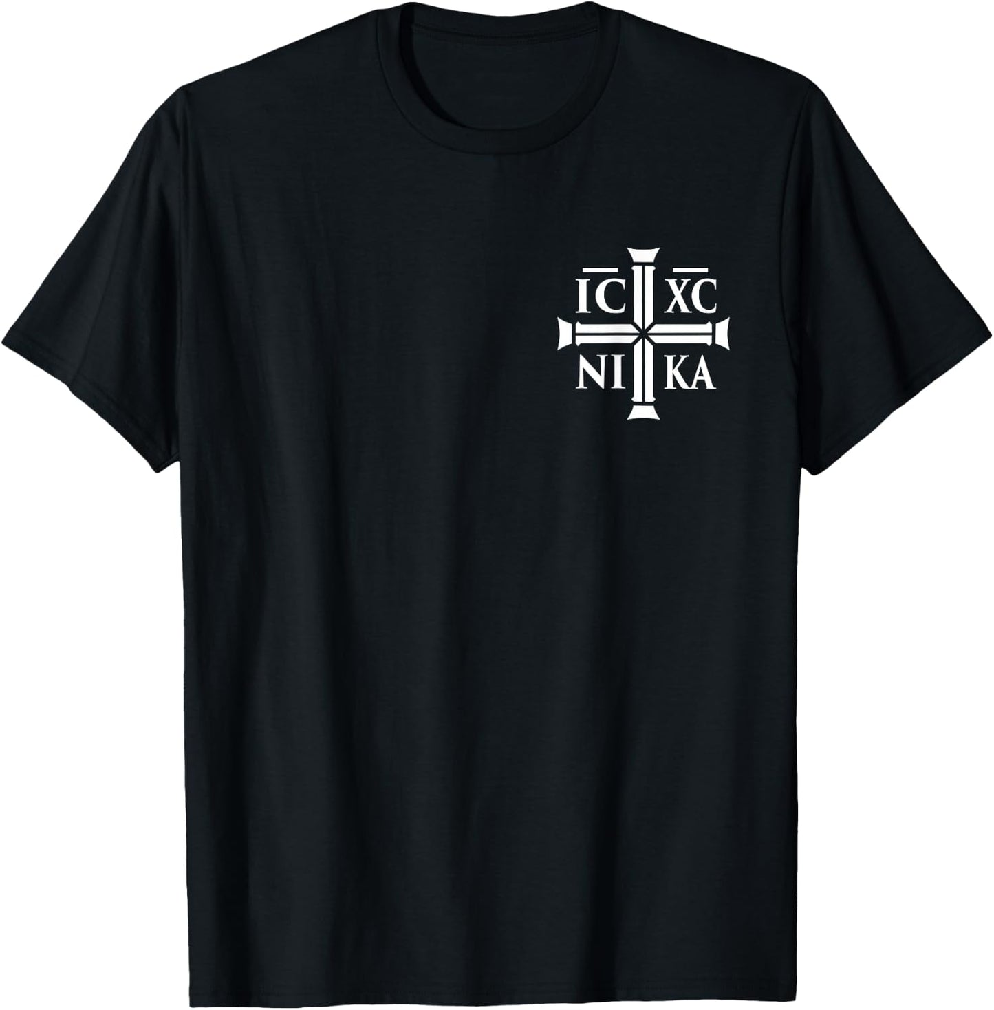 Christian IC XC NIKA - Eastern Orthodox T-Shirt - T-Shirt | Black