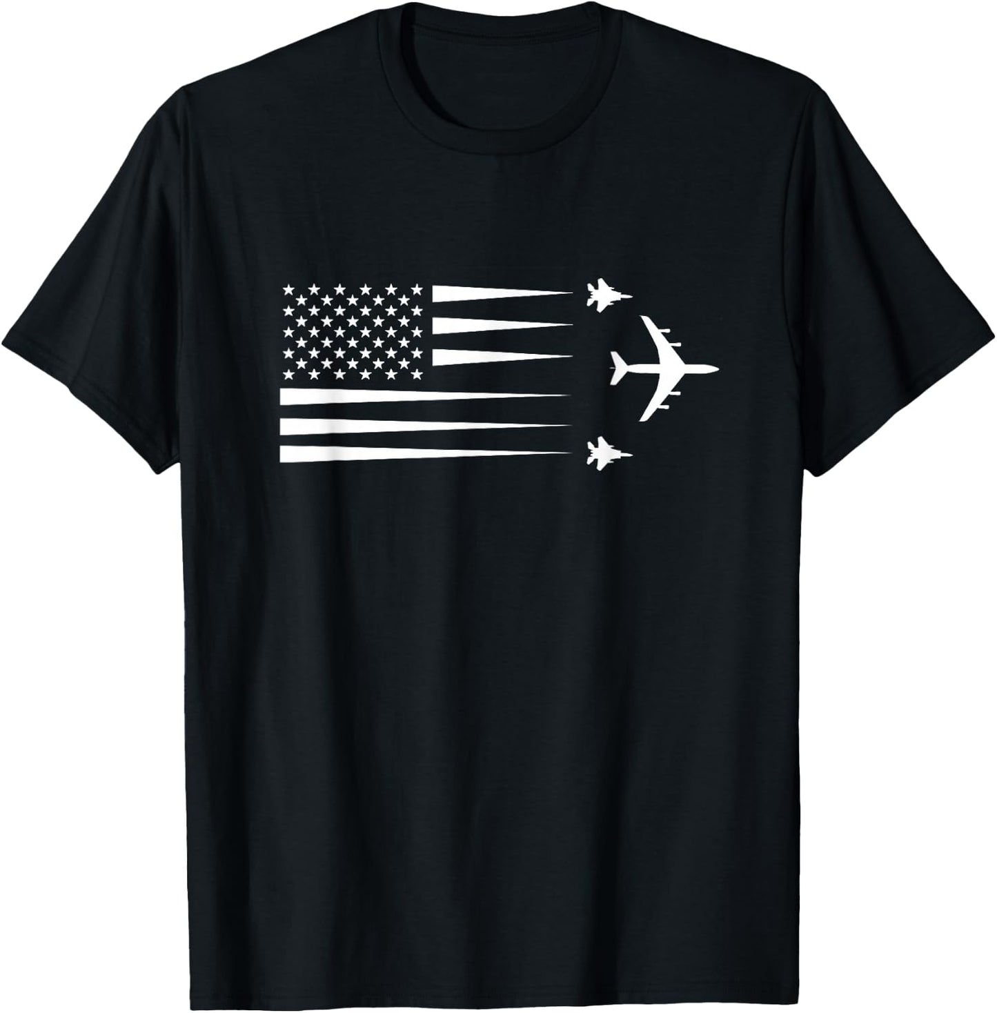 KC-135 Stratotanker F-15 Eagle T-Shirt - T-Shirt | Black