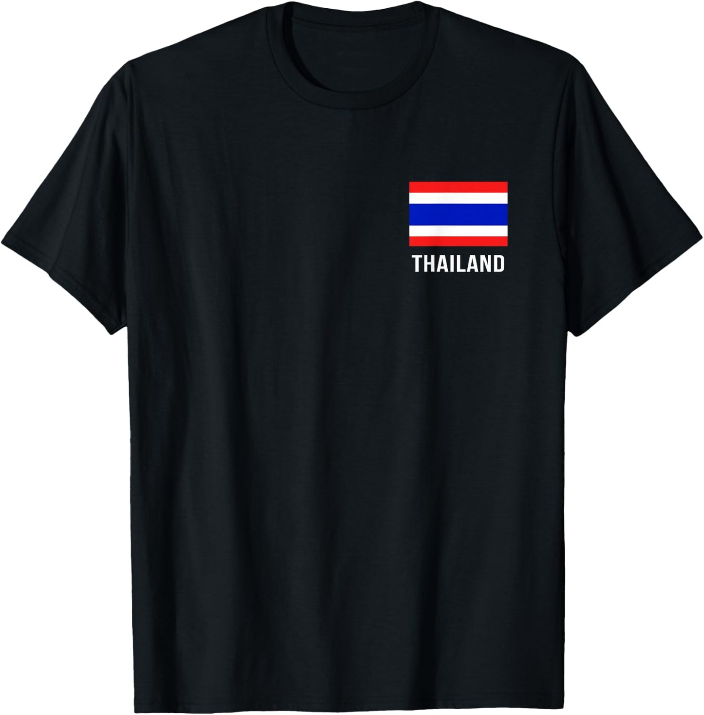 Thailand Flag Shirt | Thai T-Shirt - T-Shirt | Black
