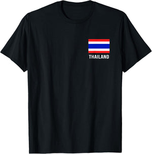 Thailand Flag Shirt | Thai T-Shirt - T-Shirt | Black
