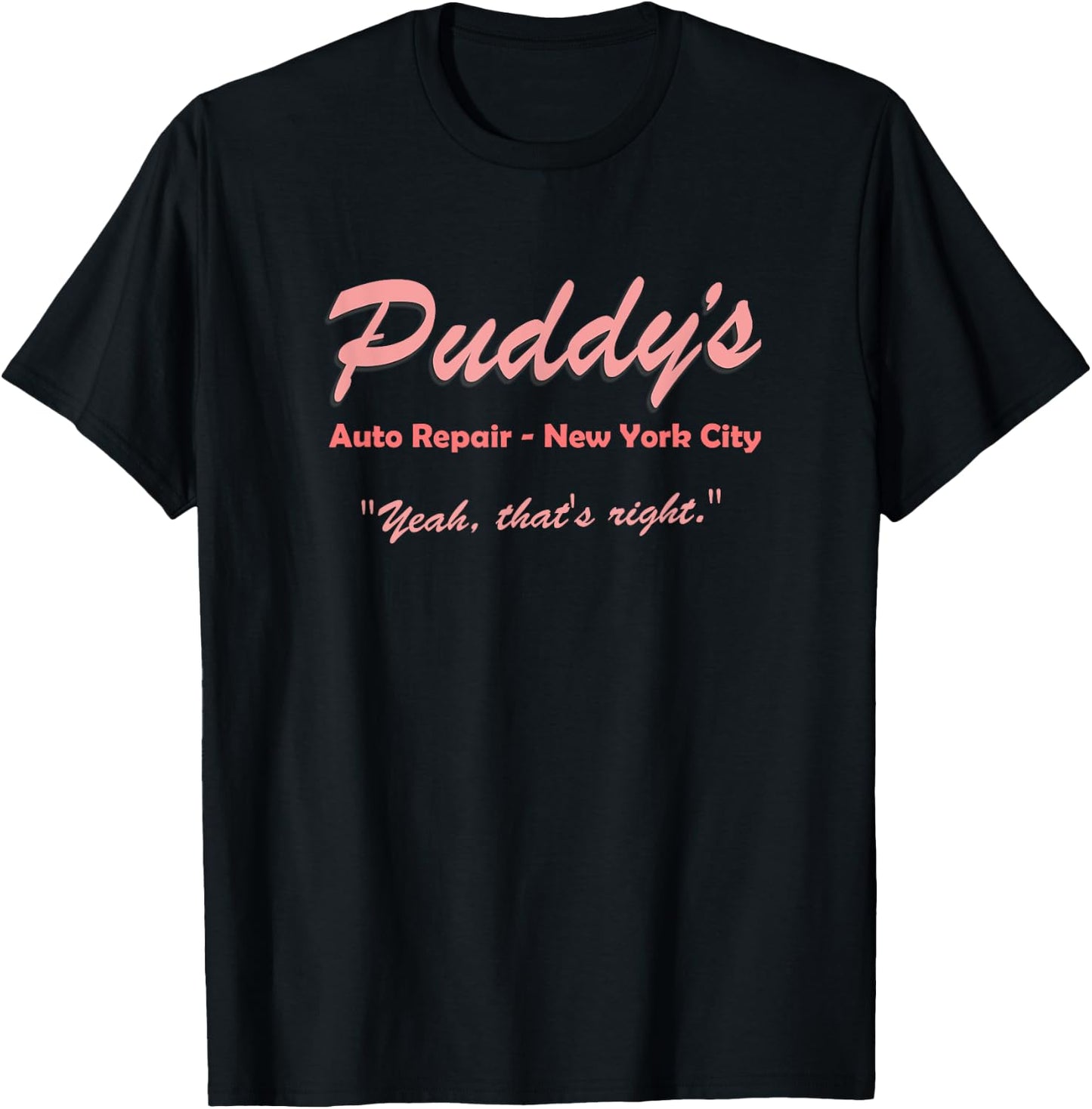 Puddy's Auto Repair T-Shirt - T-Shirt | Black