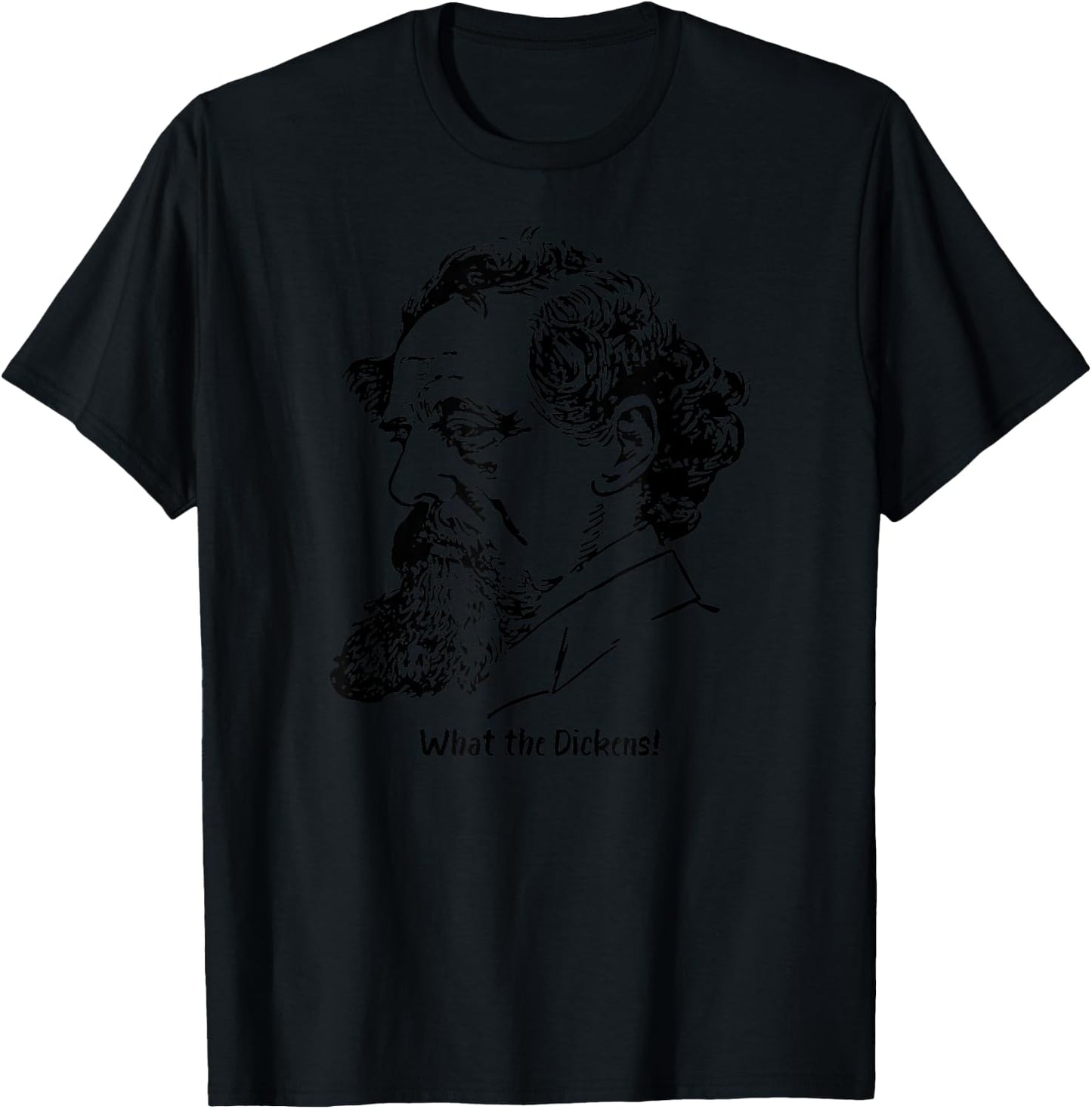 Charles Dickens Gift T-Shirt - T-Shirt | Black