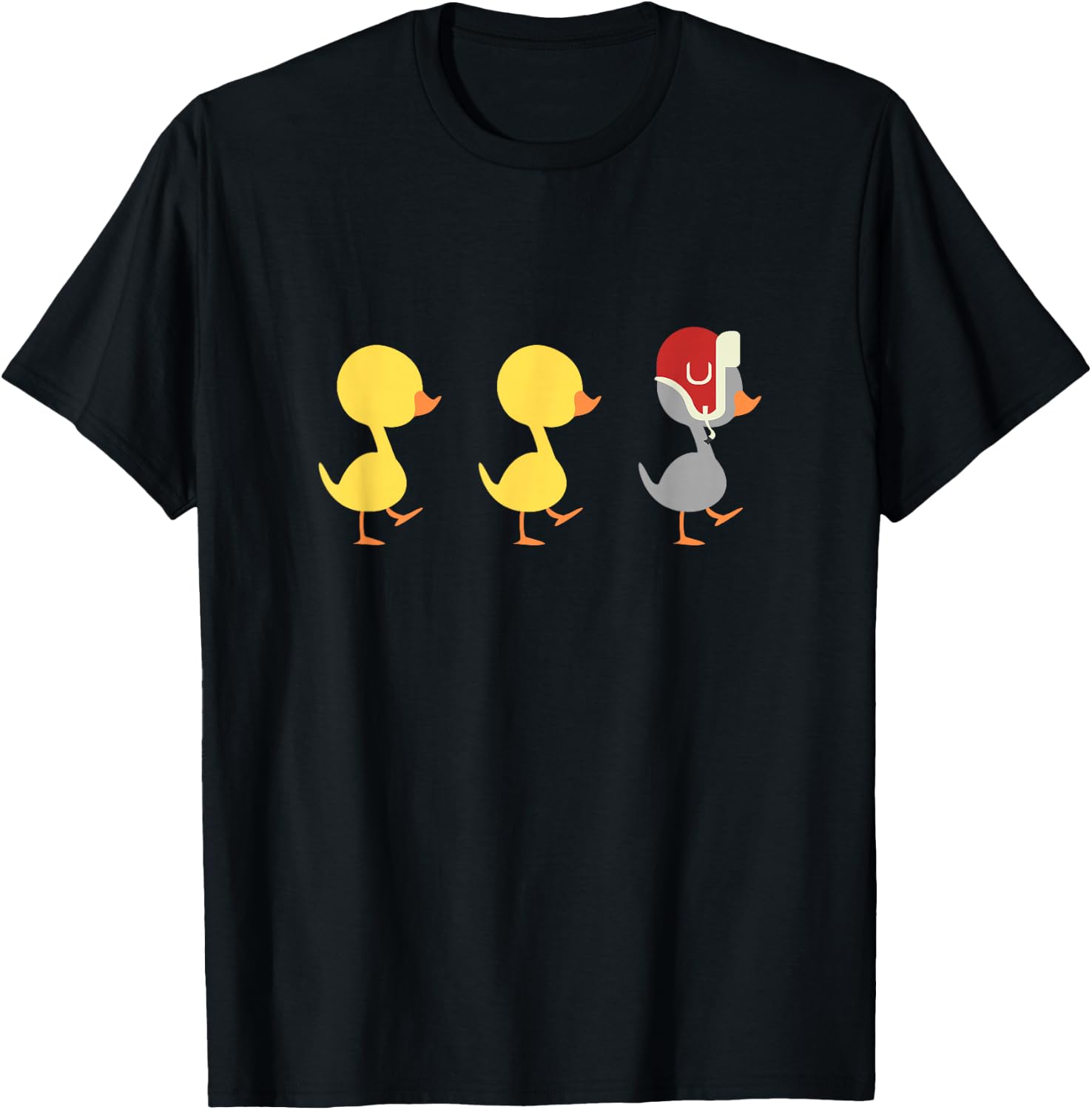 Minnesota Duck Duck Grey Duck Funny T-Shirt - T-Shirt | Black