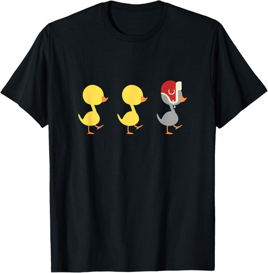 Minnesota Duck Duck Grey Duck Funny T-Shirt - T-Shirt | Black