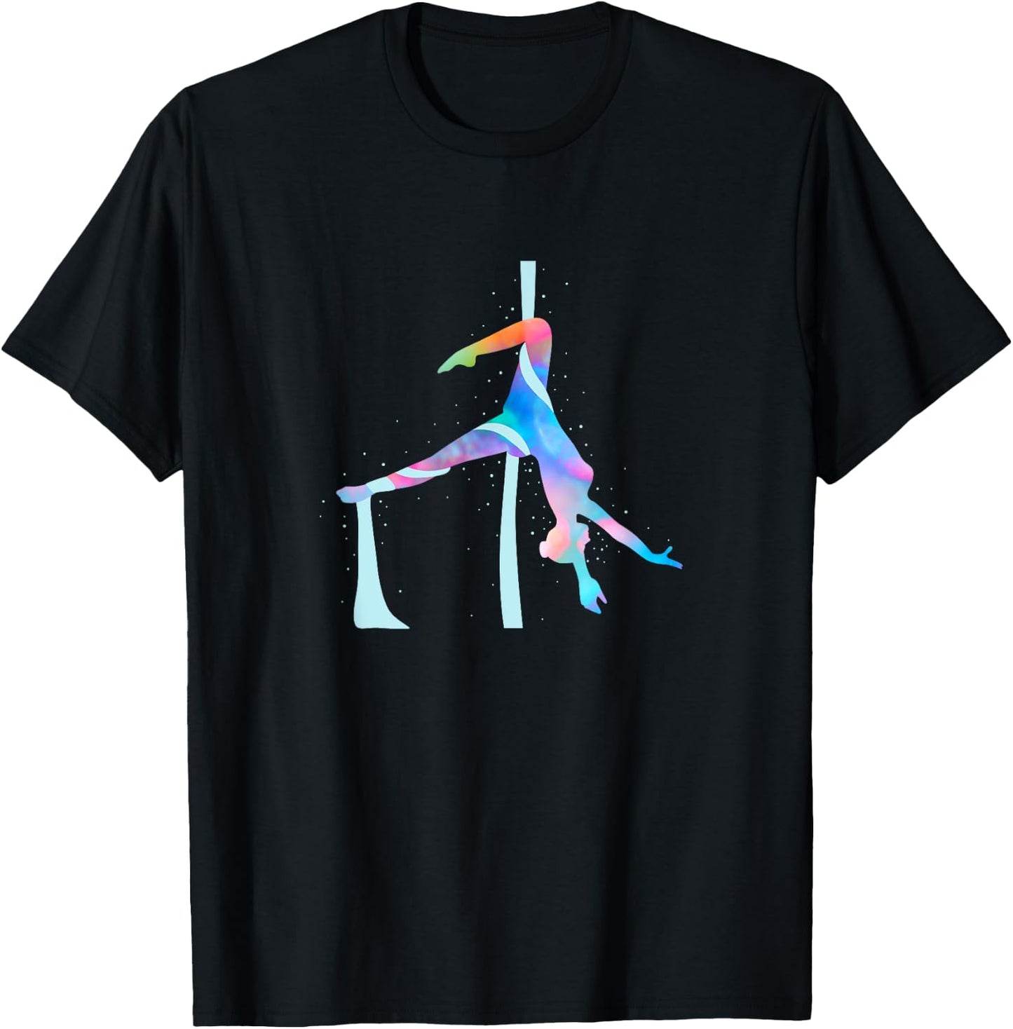 Aerial Silk Yoga T-Shirt - T-Shirt | Black