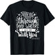 Fear Not, I Am With You - Isaiah 43:2 Christian Bible Verse T-Shirt - T-Shirt | Black