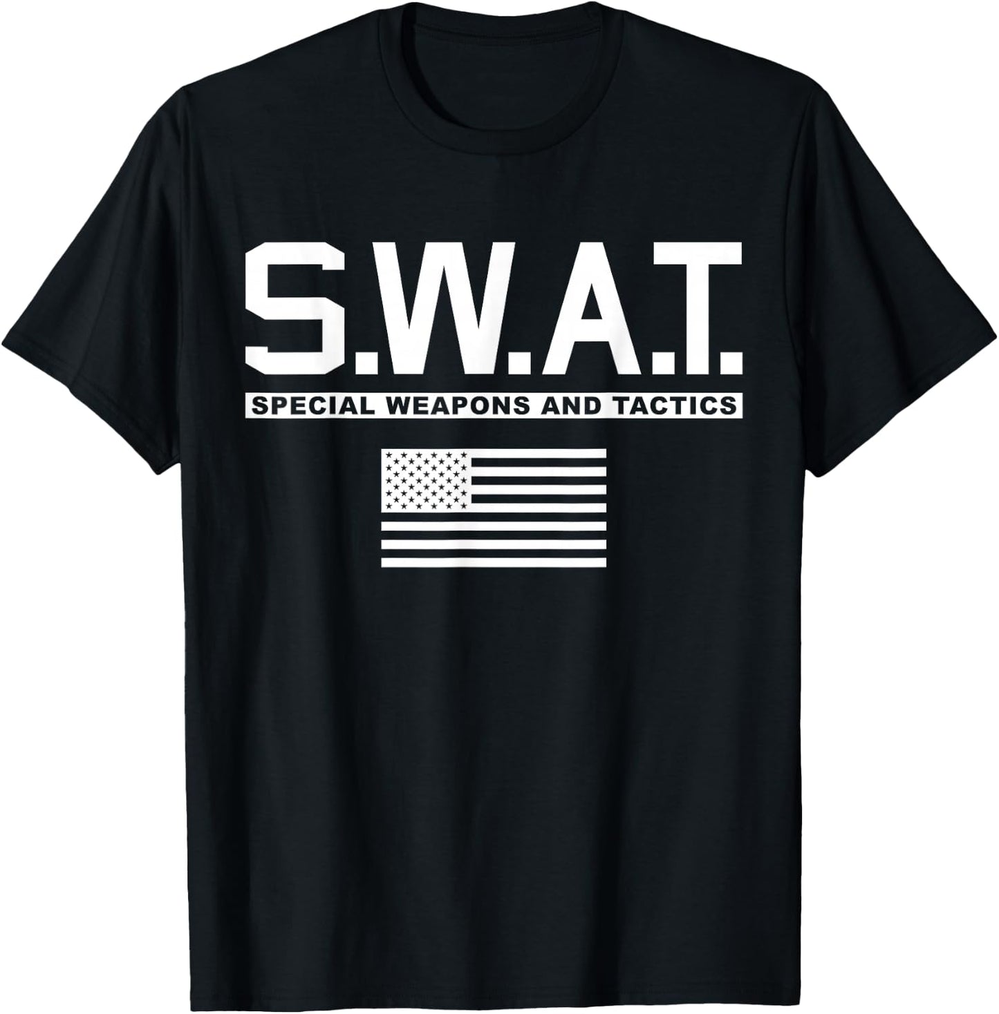 SWAT Special Weapons and Tactics Police S.W.A.T. T-Shirt - T-Shirt | Black