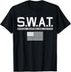 SWAT Special Weapons and Tactics Police S.W.A.T. T-Shirt - T-Shirt | Black