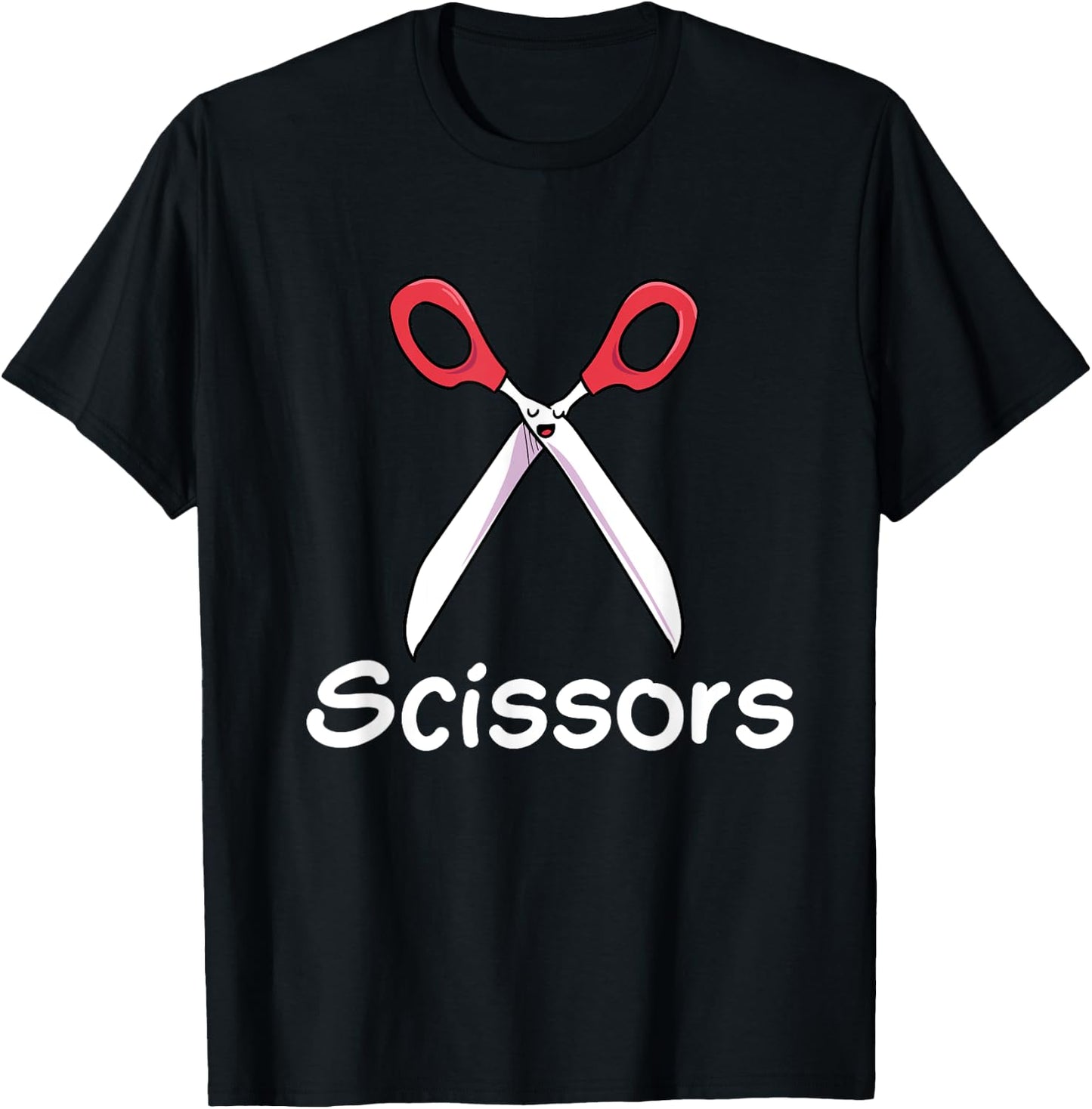 Funny Group Halloween Outfit - Rock Paper Scissors Costume T-Shirt - T-Shirt | Black