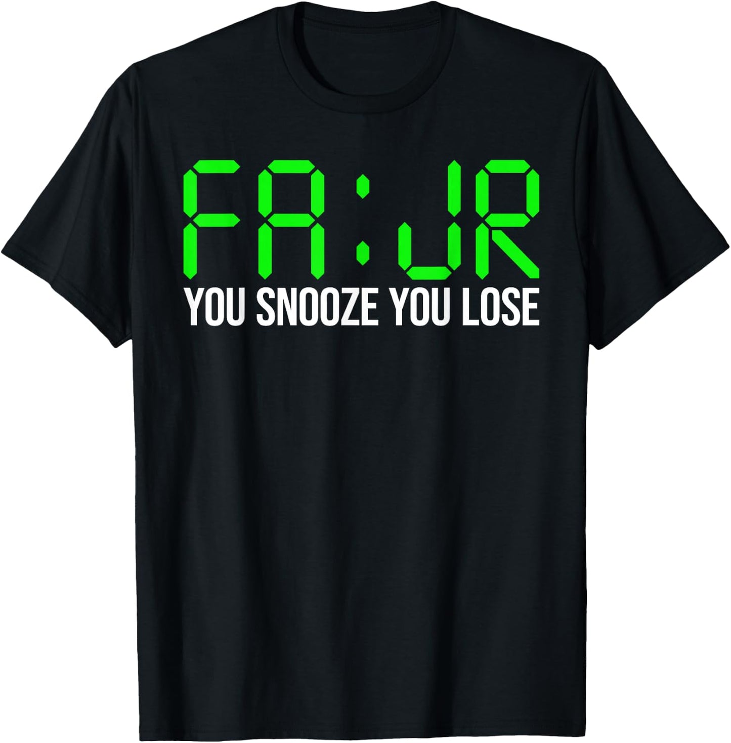 Fajr Prayer You Snooze You Lose - Awesome Fajr Salah Ramadan , Small, Black T-Shirt - T-Shirt | Black