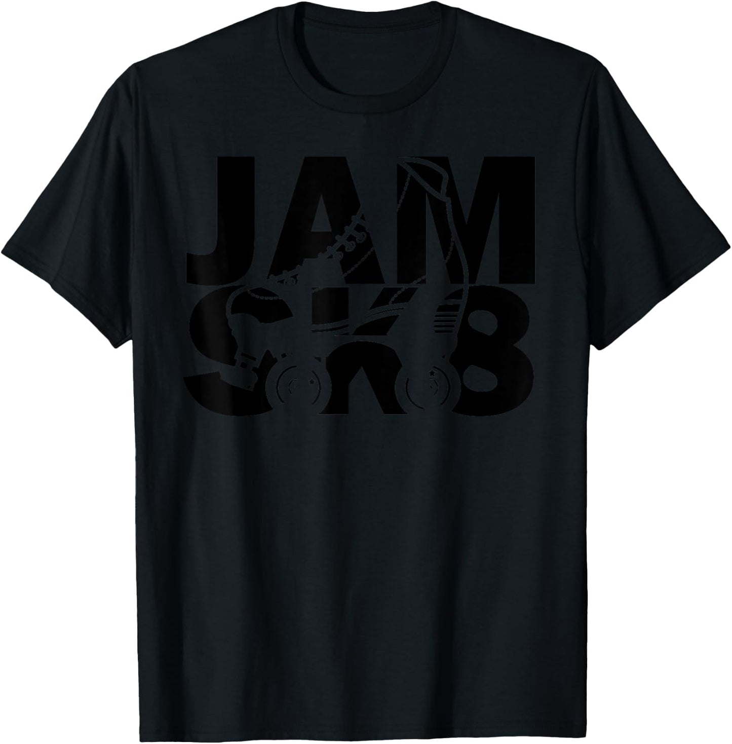 Roller Jam Skating Roller Skates 80s 90s T-Shirt - T-Shirt | Black