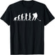 Ice Hockey Evolution Gift Ice Hockey Players T-Shirt - T-Shirt | Black