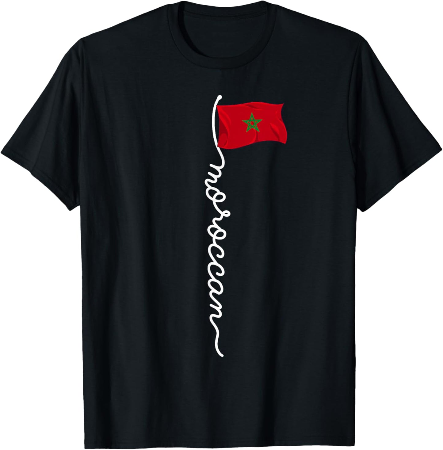 Morocco Signature Moroccan T-Shirt - T-Shirt | Black