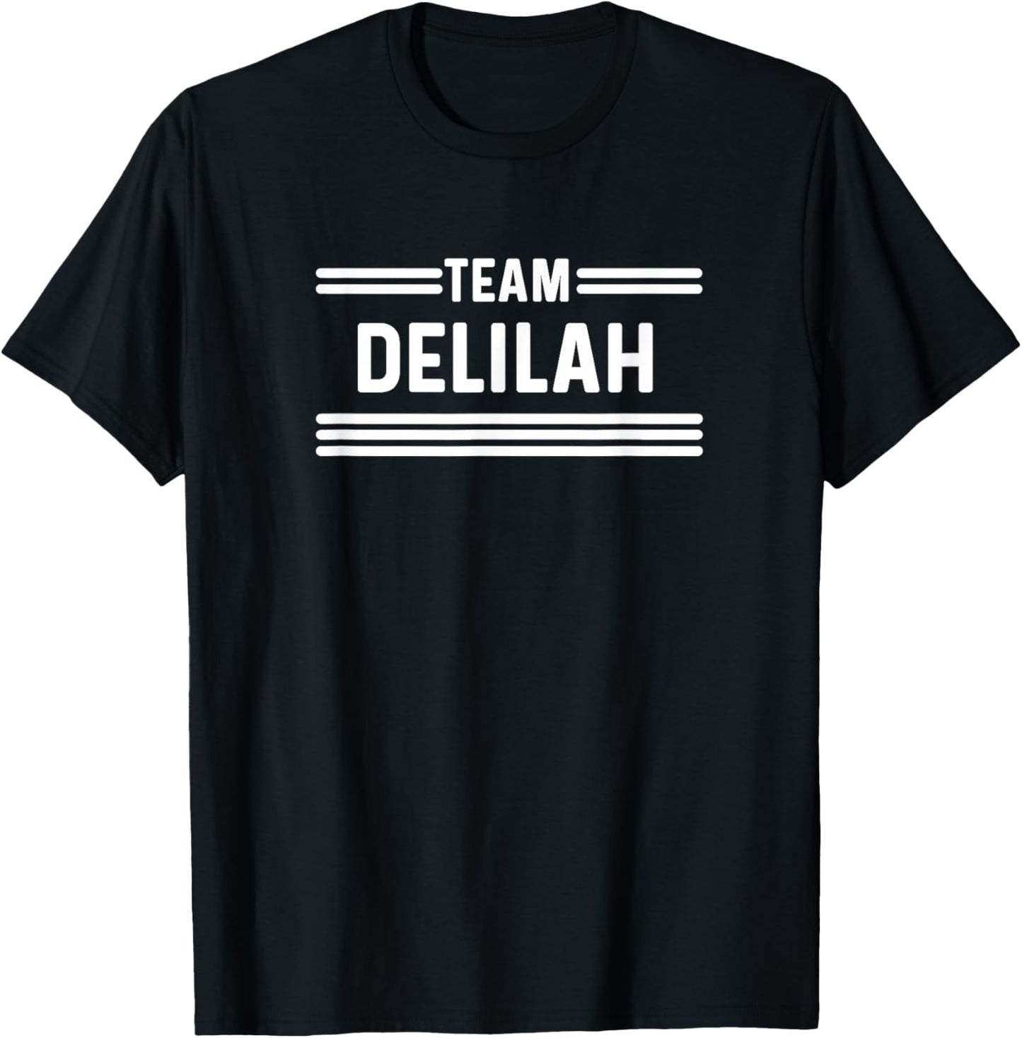 Team Delilah - Family Name T-Shirt - T-Shirt | Black