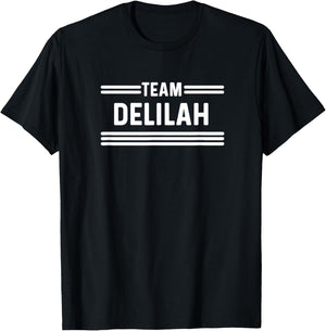 Team Delilah - Family Name T-Shirt - T-Shirt | Black