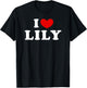 I Love Lily, I Love Lily T-Shirt - T-Shirt | Black