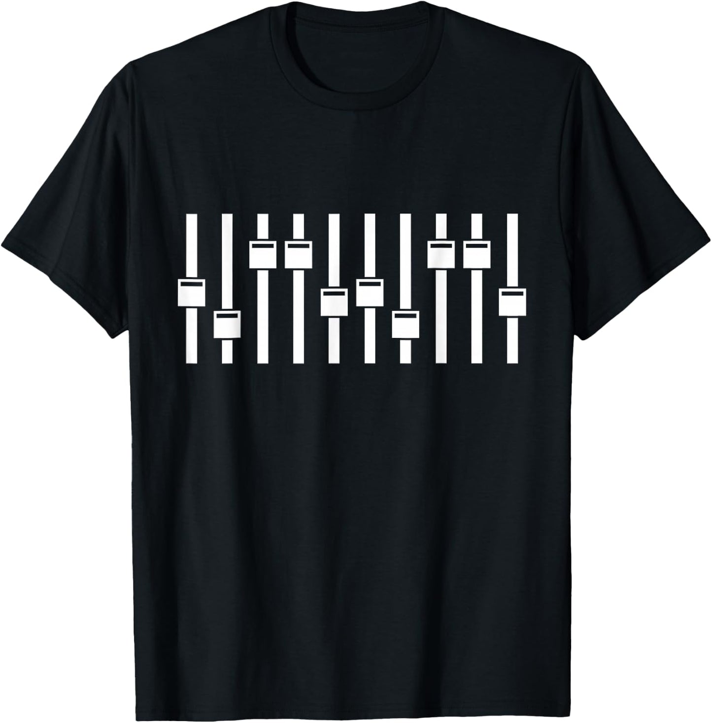 Mixing Desk Sound Technician Gift T-Shirt - T-Shirt | Black