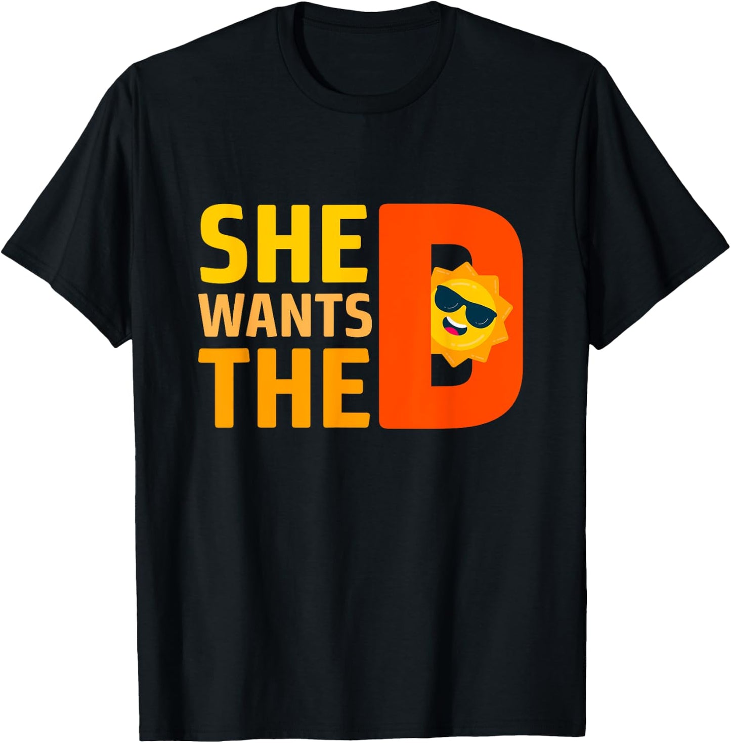It wants the vitamin D sun tanning sun retro vitamin D T-Shirt - T-Shirt | Black
