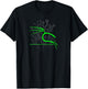 Backtrack Kali Linux with Dragon and Tagline - Green T-Shirt - T-Shirt | Black