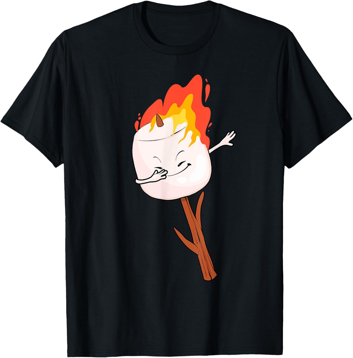 Cute Marshmallow Design Women Kids Marshmallow Lover T-Shirt - T-Shirt | Black