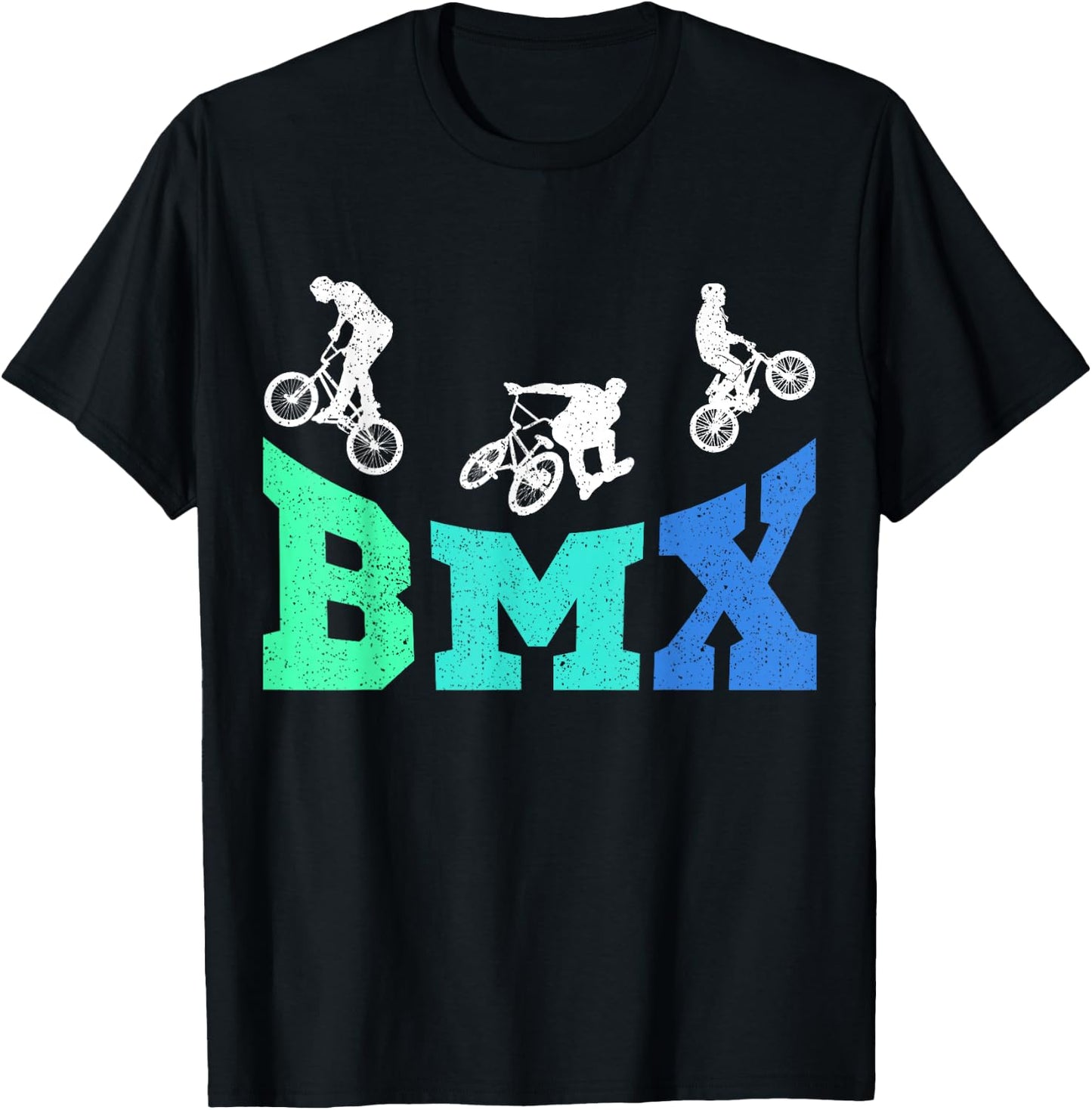 BMX Bike Bicycle Boys Kids Men T-Shirt - T-Shirt | Black