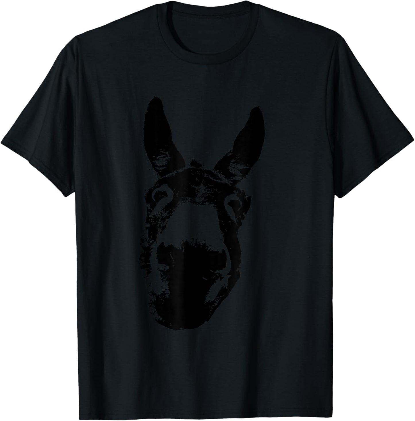 Donkey Face Costume T-Shirt - T-Shirt | Black