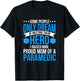 Proud Mom Of A Paramedic Student Ambulance Driver Gift Woman T-Shirt - T-Shirt | Black