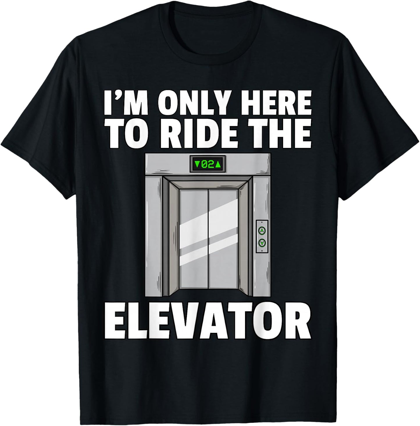 Elevator Buttons Mechanic Technician T-Shirt - T-Shirt | Black