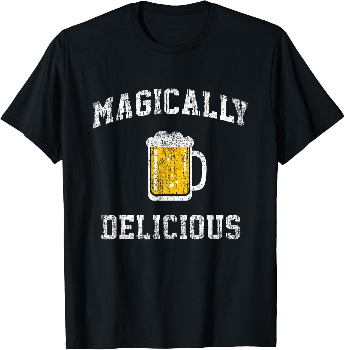 Magically Delicious Beer Funny St. Patrick's Day T-Shirt - T-Shirt | Black