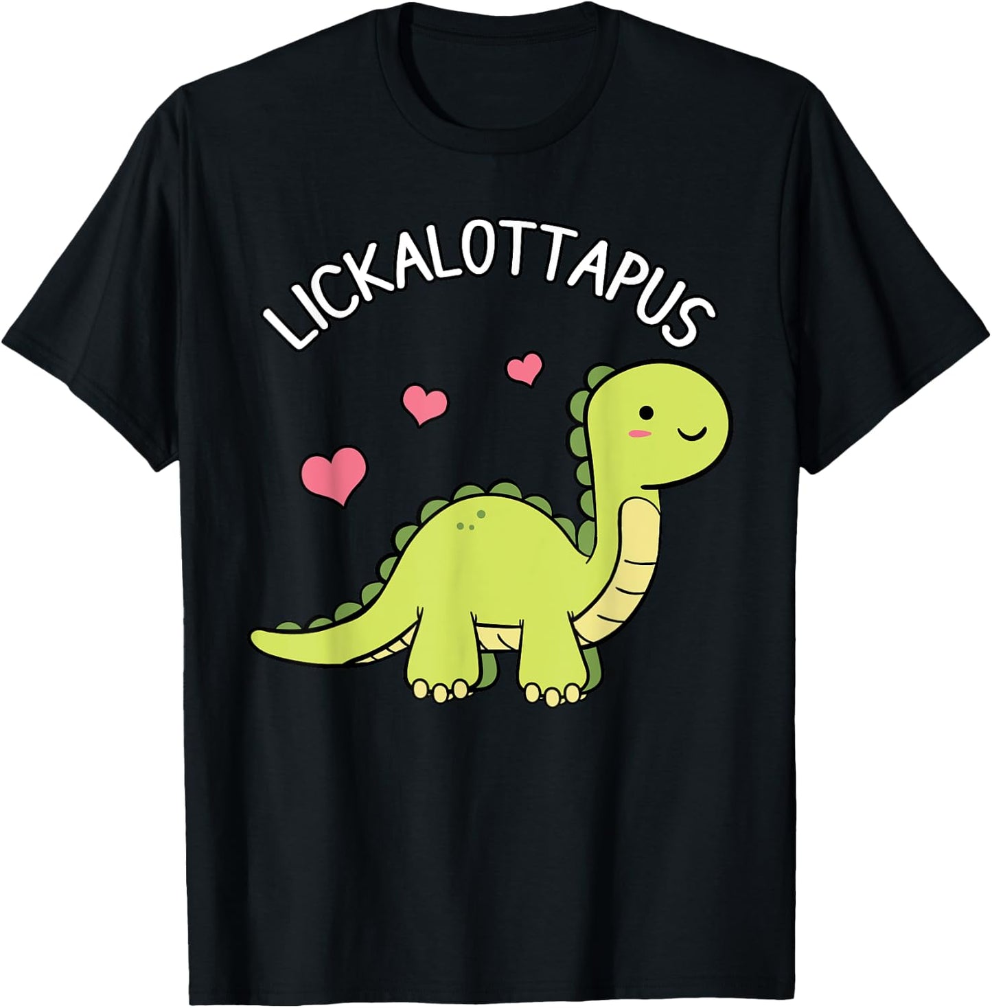 Lickalottapus Dinosaur Homosexuality Rainbow Flags Pride T-Shirt - T-Shirt | Black