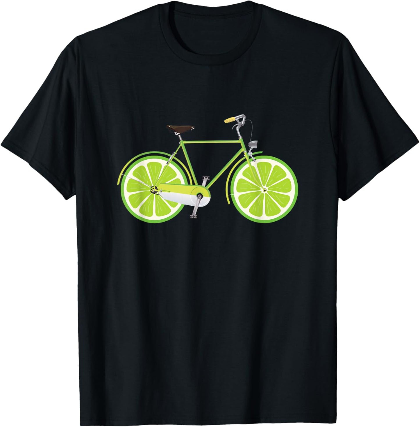 Bicycle Bike Cycling Lime Bike Cycling Biker Gift T-Shirt - T-Shirt | Black