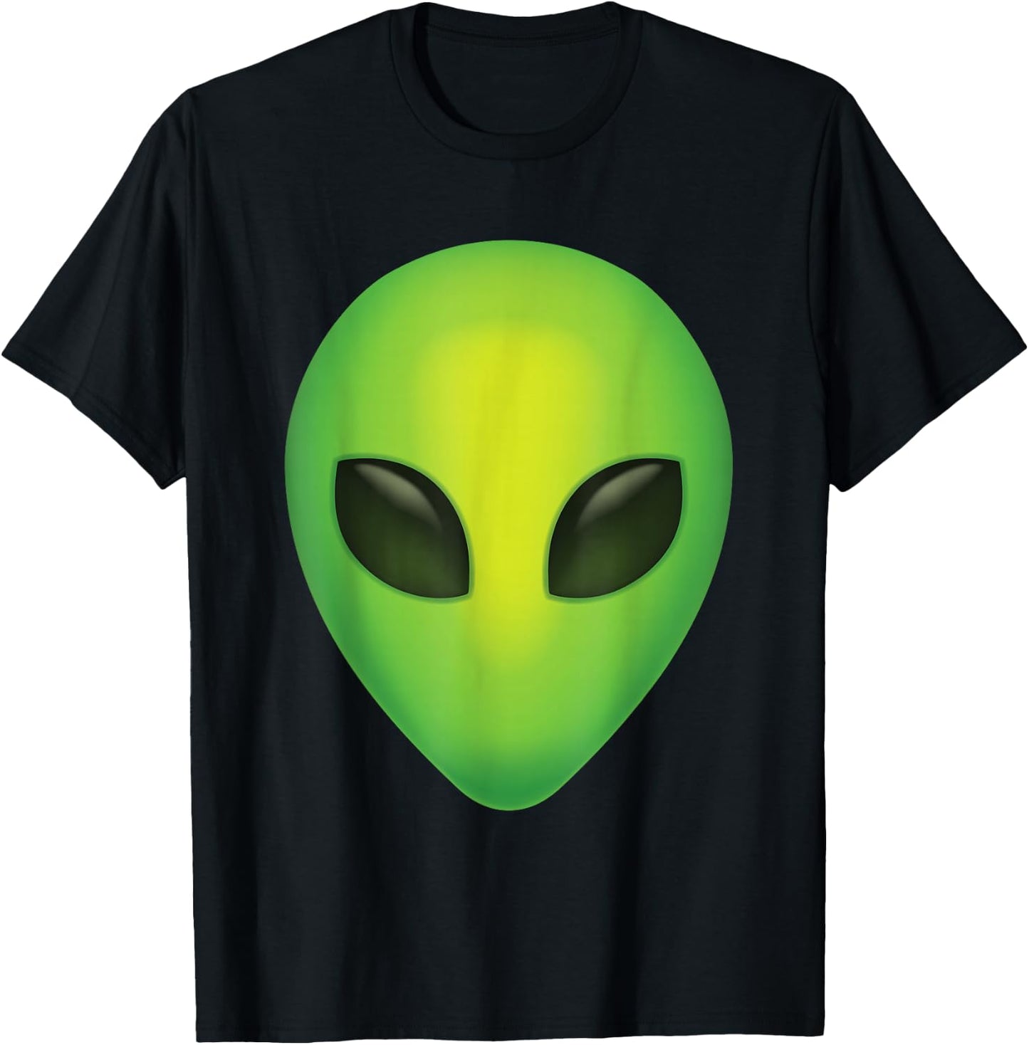 Alien Head Colorful Alien Rave T-Shirt - T-Shirt | Black