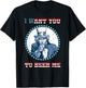 I Want You To Beer Me Design with american flag letters font T-Shirt - T-Shirt | Black