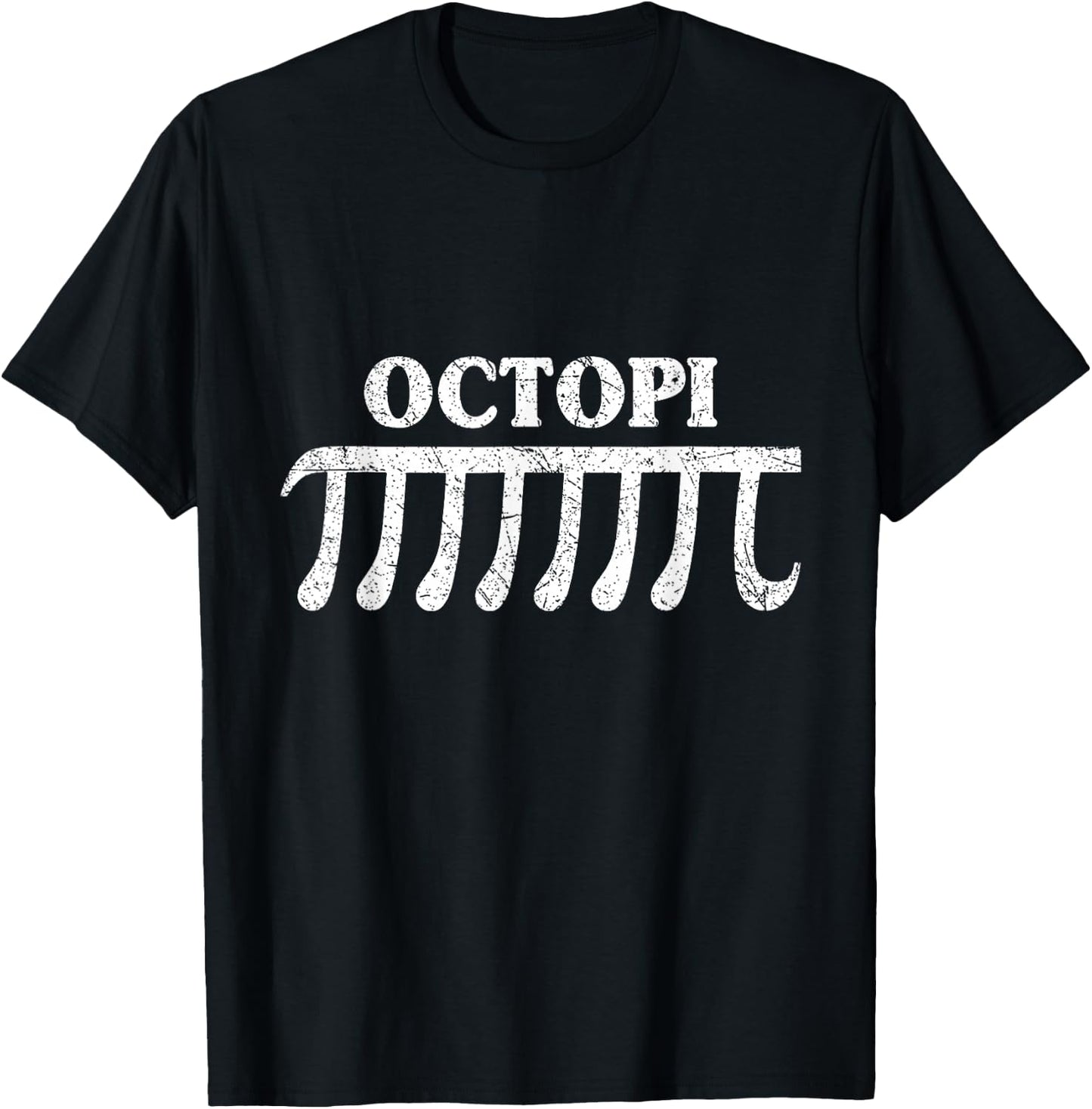 Octopi Funny Pi Gift Pi Day Math Lovers T-Shirt - T-Shirt | Black