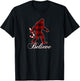 Bigfoot Buffalo Plaid Believe Candy Cane Christmas Pajamas T-Shirt - T-Shirt | Black