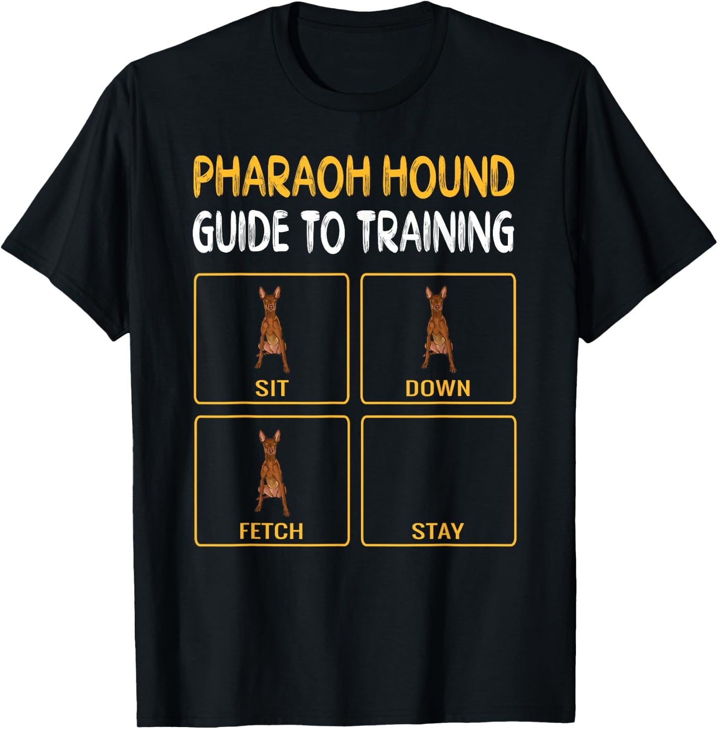 Funny Pharaoh Hound Guide To Training Dog Obedience Women T-Shirt - T-Shirt | Black