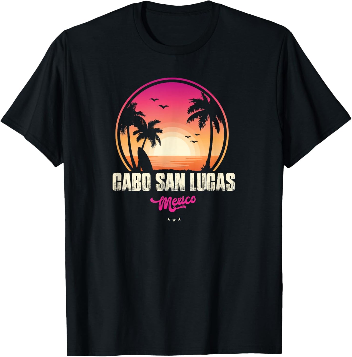 Cabo San Lucas Souvenir - Mexico Reminder T-Shirt - T-Shirt | Black