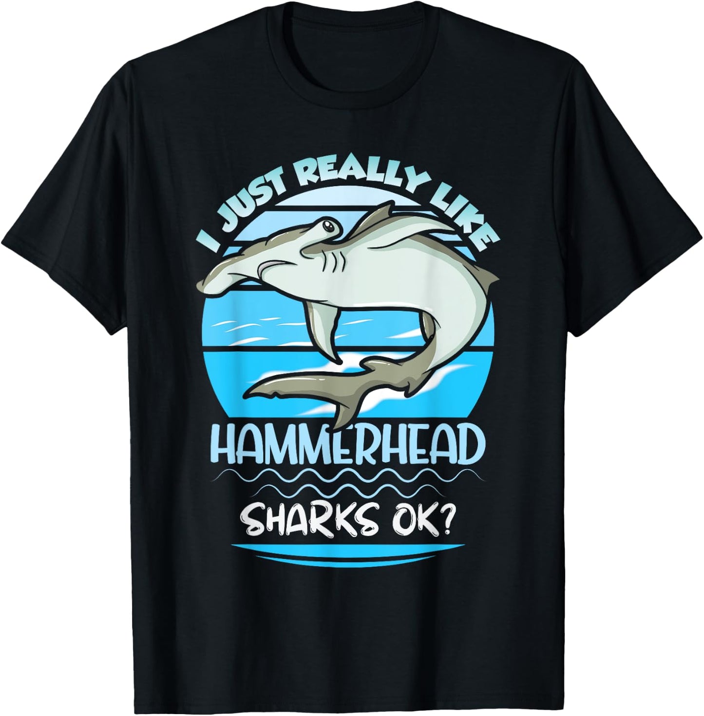 Hammerhead Shark Kids T-Shirt - T-Shirt | Black