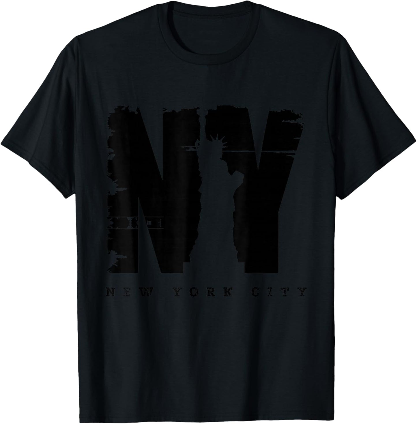 Cool Vintage New York City Style Shirts, New York City T-Shirt - T-Shirt | Black