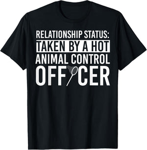 Animal Control Officer Apparel | Top Funny Officers Design T-Shirt - T-Shirt | Black