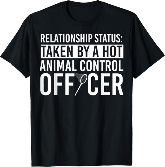 Animal Control Officer Apparel | Top Funny Officers Design T-Shirt - T-Shirt | Black