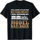 Retirement Plan Model Railroad Trains Locomotive T-Shirt - T-Shirt | Black