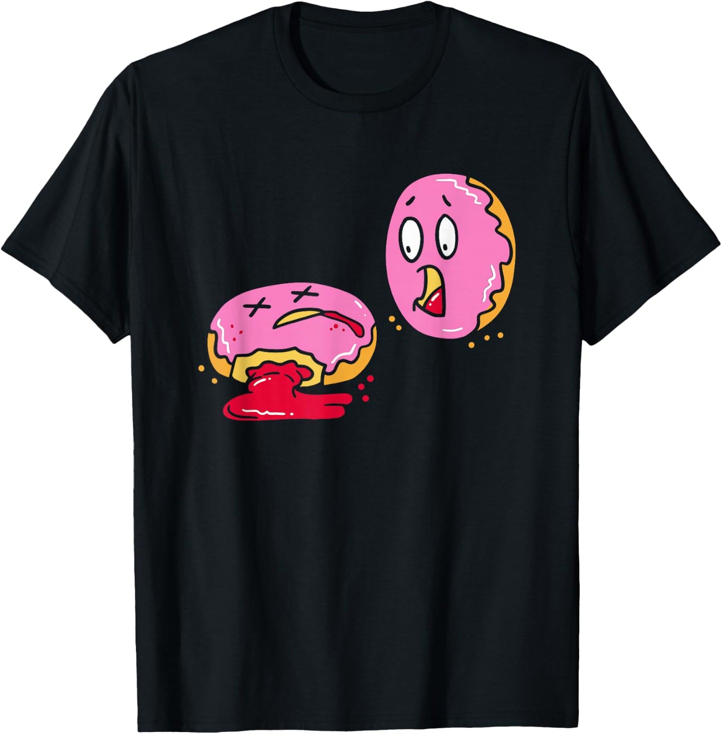 I Could Murder a Donut, Doughnut Sugar Murderer T-Shirt - T-Shirt | Black