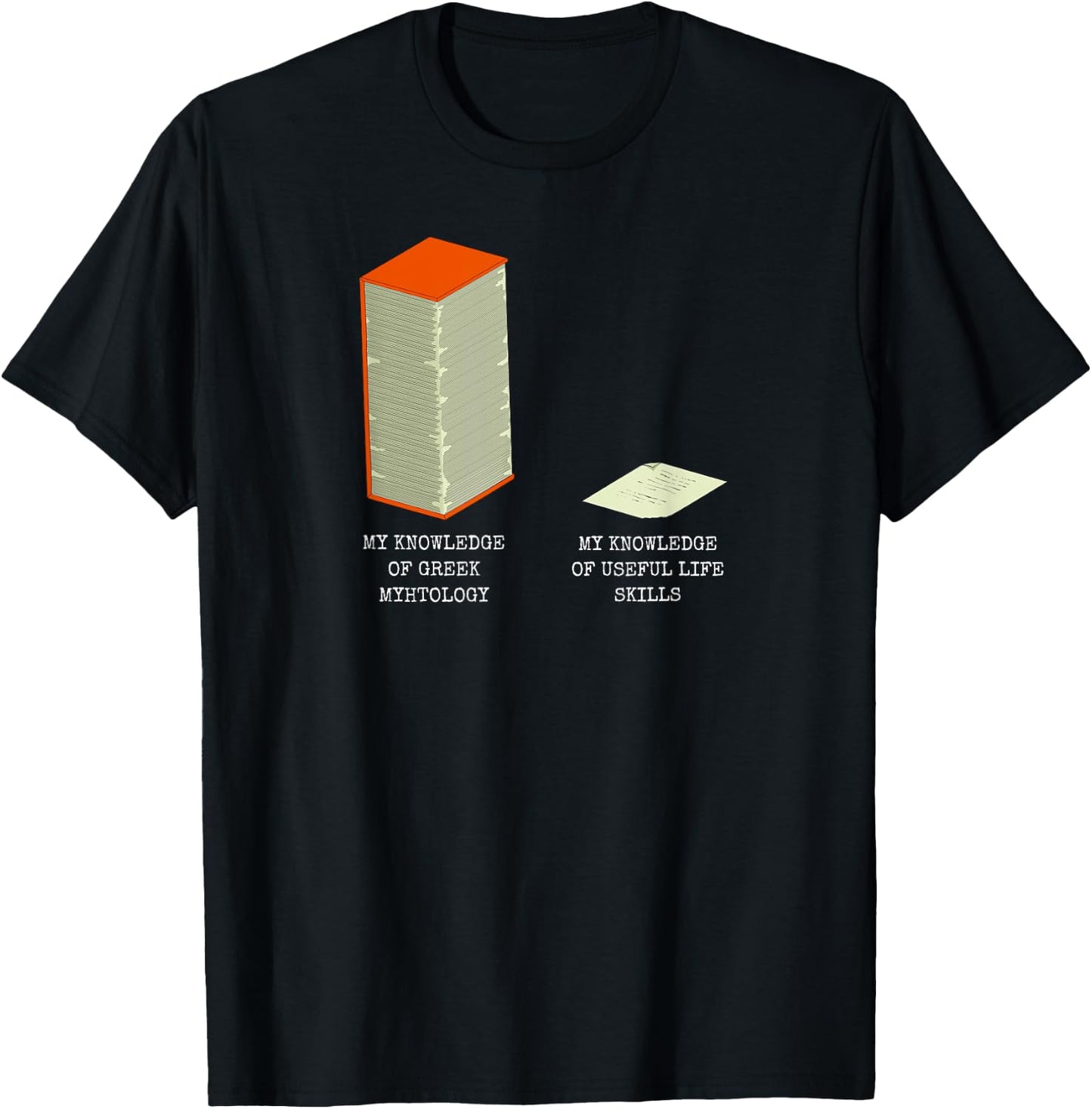Greek Mythology Funny Greek History T-Shirt - T-Shirt | Black