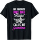 Proud Dirt Bike Grandma Of A Dirt Biker Grandmother T-Shirt - T-Shirt | Black