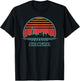 Shanghai City Skyline Retro 80s Style Souvenir Gift T-Shirt - T-Shirt | Black