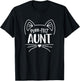 Purr-fect Aunt Gift aunties cat lovers T-Shirt - T-Shirt | Black